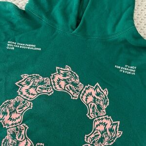 DARC Sport SHE - Green Cropped Wolves Sweatshirt - M